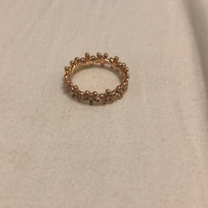 Rose gold pandora ring